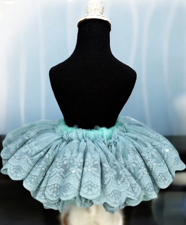 Tiffany blue tutu with crystals